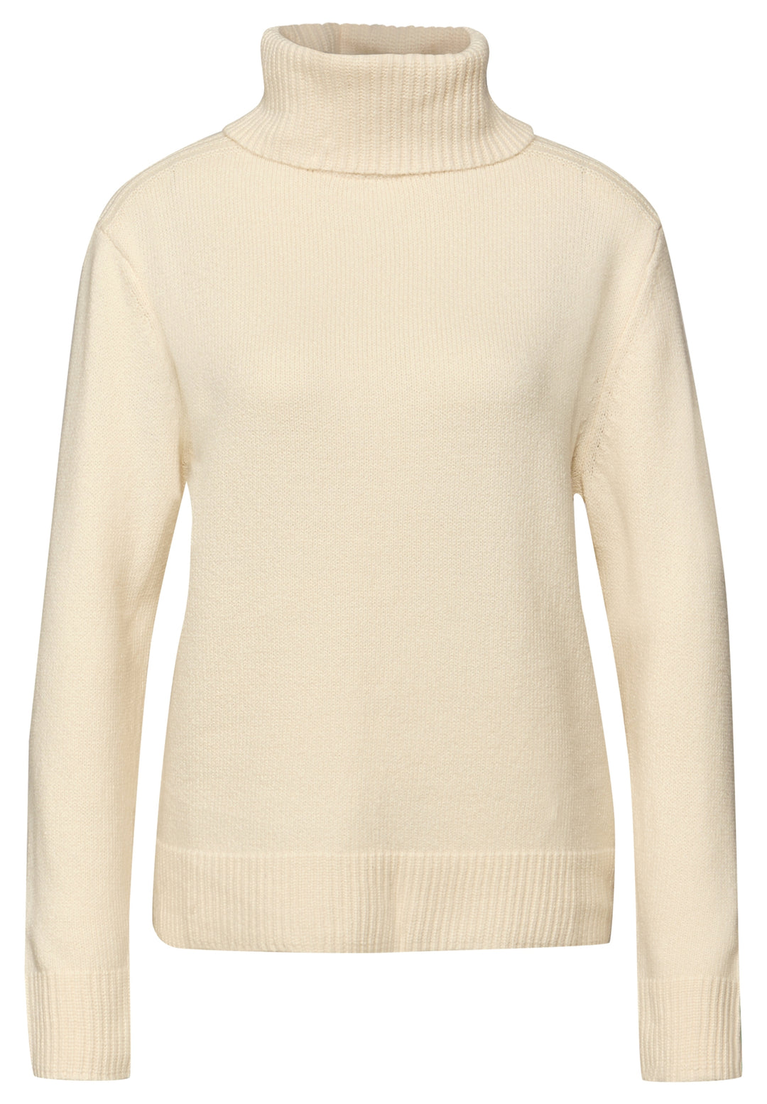 cosy sweater with roll-neck, soft beige 16351 Bild 1