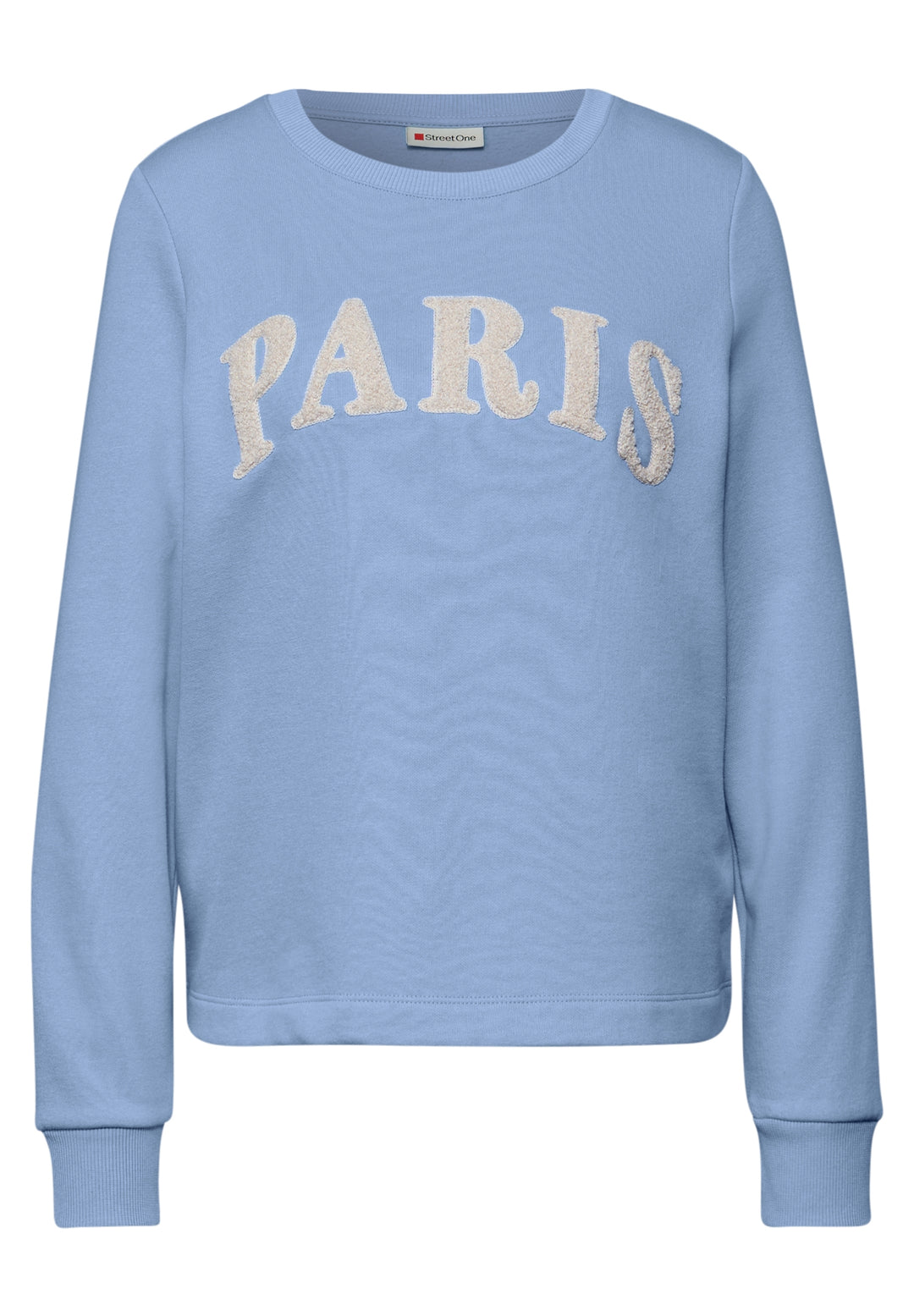 Crewneck w. Artwork, frosted blue 27149 Bild 1