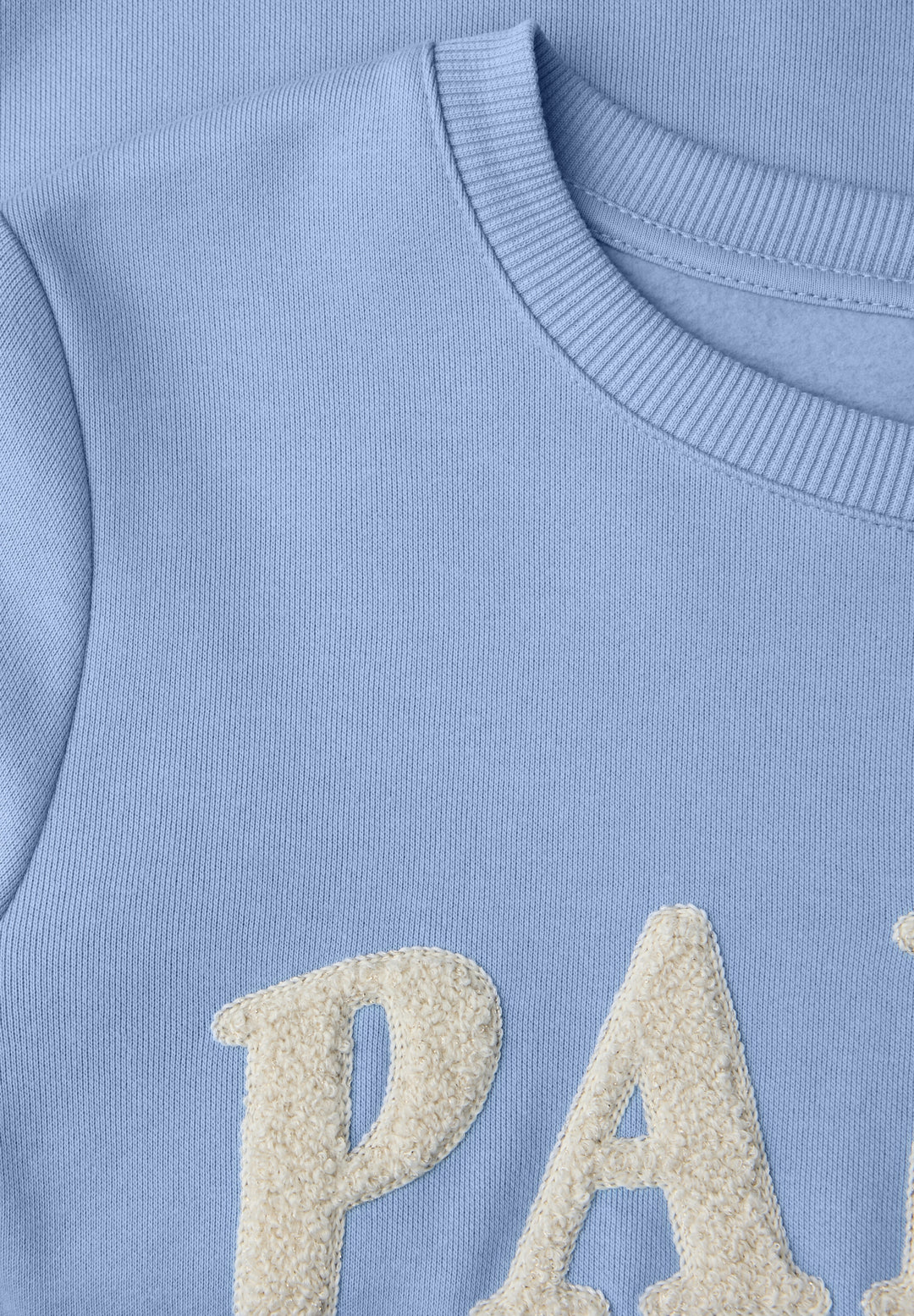 Crewneck w. Artwork, frosted blue 27149 Bild 2