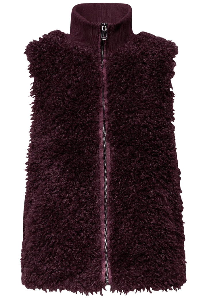 Fake Fur Vest, jazz berry 17151 Bild 1