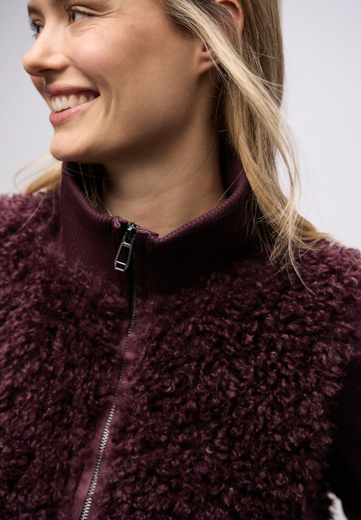 Fake Fur Vest, jazz berry 17151 Bild 3