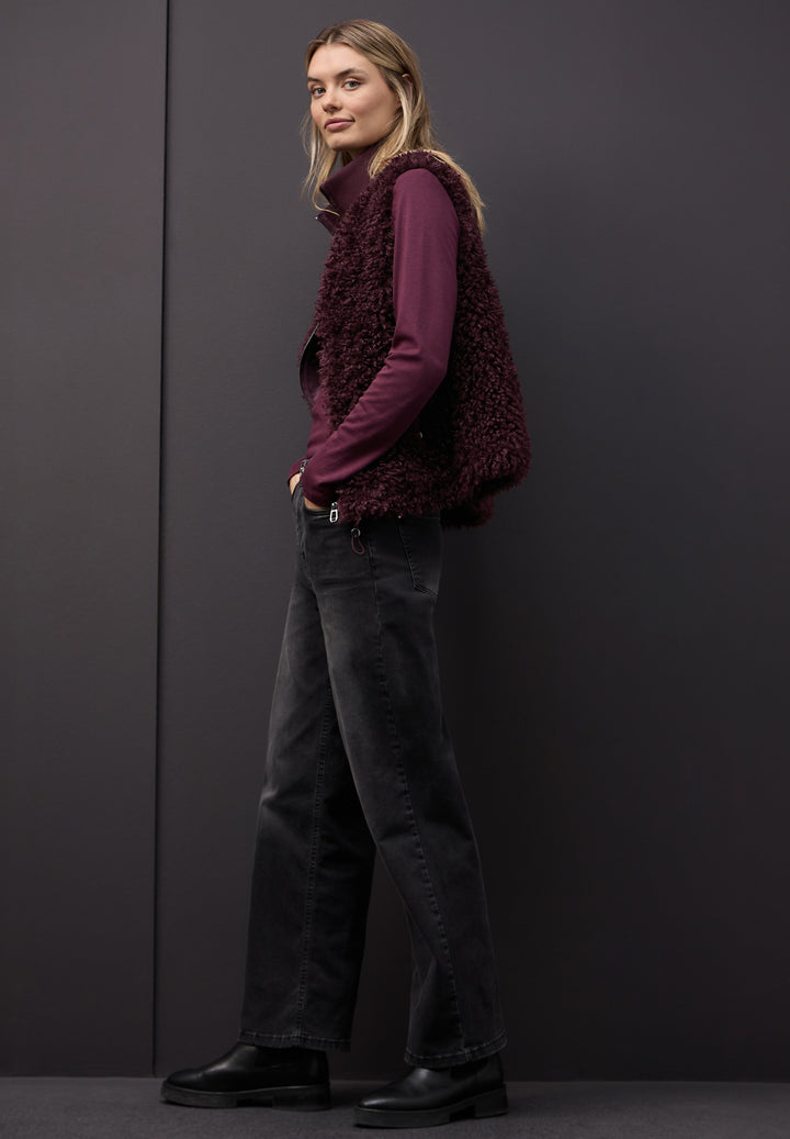 Fake Fur Vest, jazz berry 17151 Bild 5