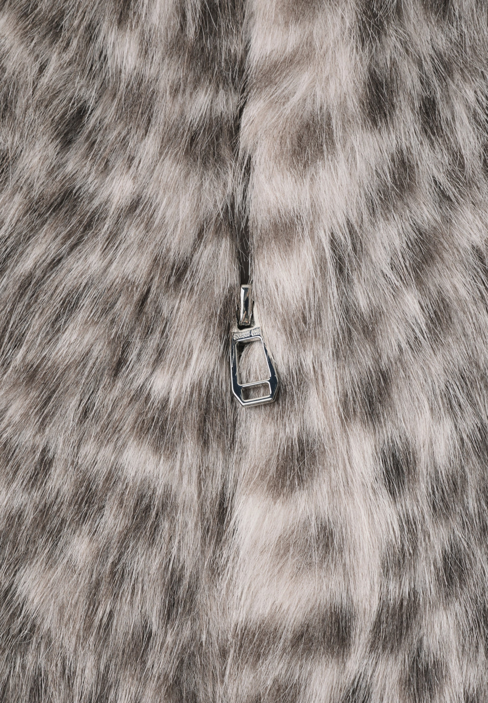 Fake Fur Vest w. AOP, clay sand 27727 Bild 2