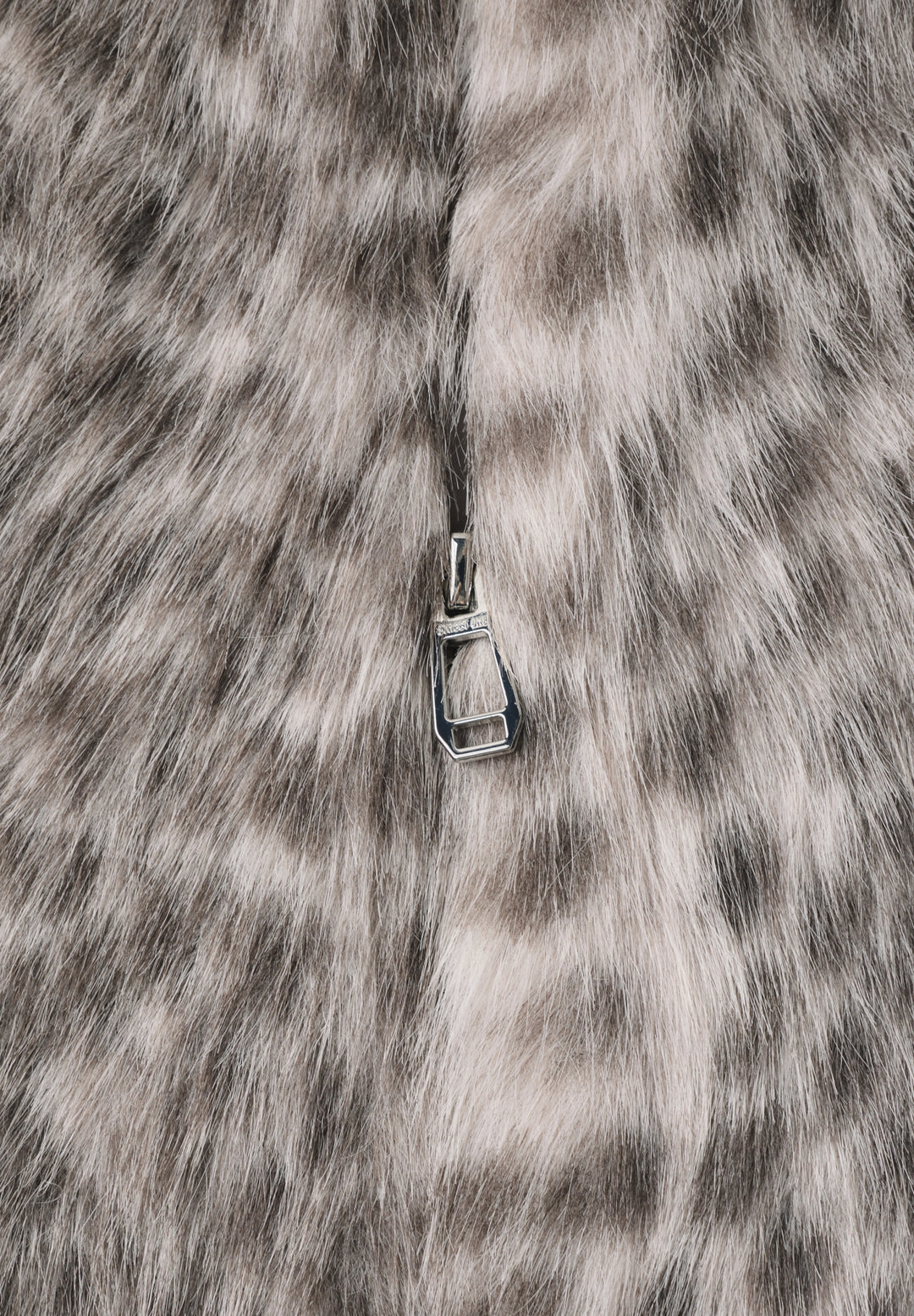 Fake Fur Vest w. AOP, clay sand 27727 Bild 2