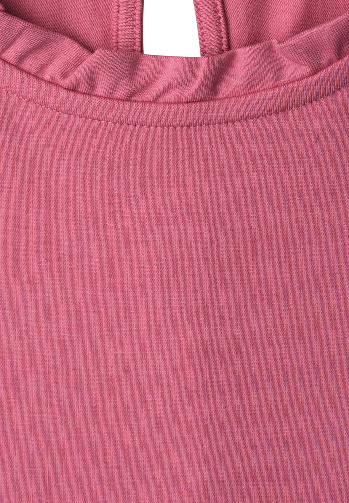 frill neck shirt w.puff sleeve, blush berry 17846 Bild 2