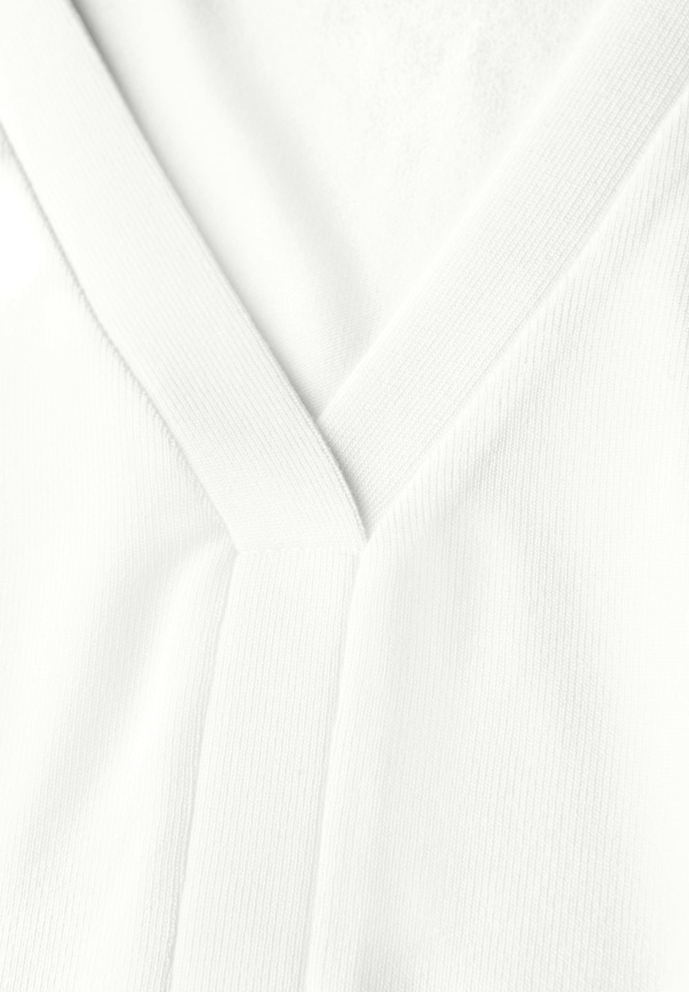 jersey v-neck shirt, off white 10108 Bild 2