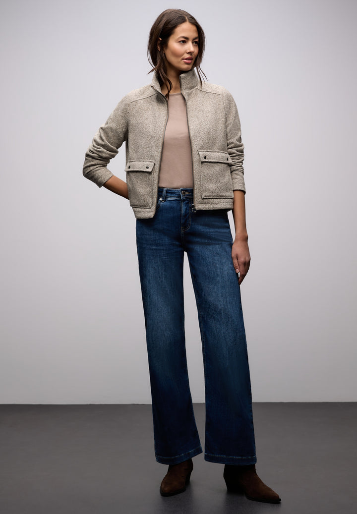 Jkt w. Stand-up Collar, light terra mocha mel. 17463 Bild 7