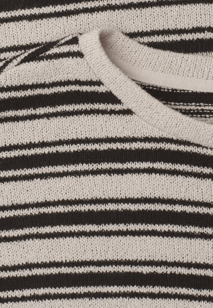 knit look yds stripe shirt, Black 20001 Bild 2