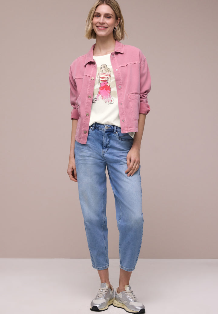 lady partprint shirt, off white 30108 Bild 5