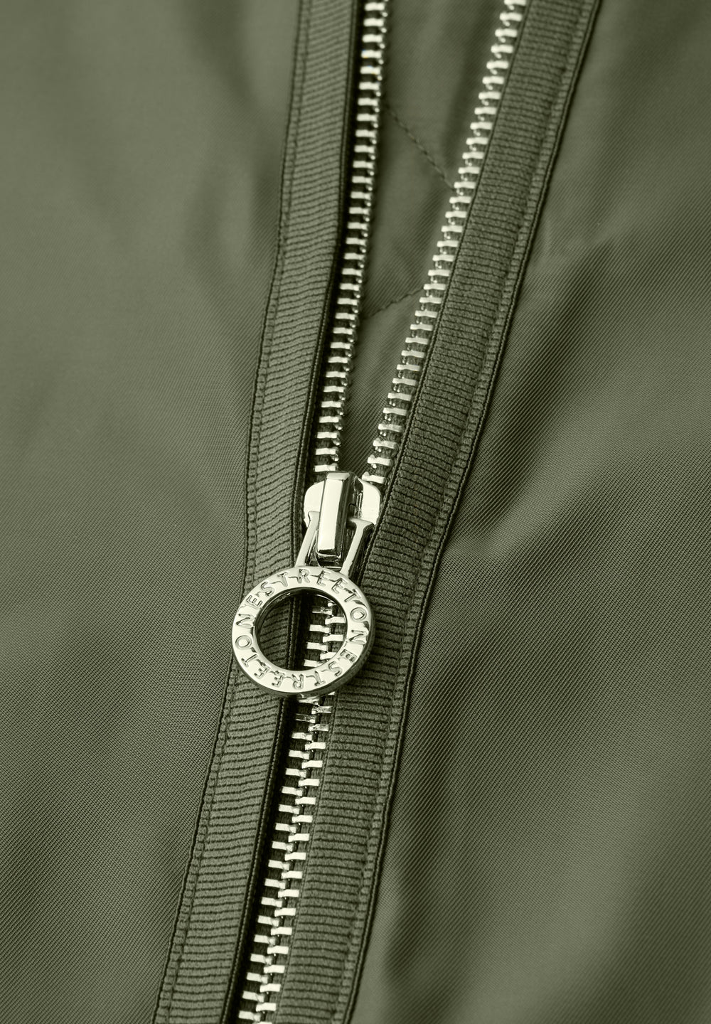 Long Bomber Jkt w. College Det, Dark Vetiver Green 17226 Bild 2
