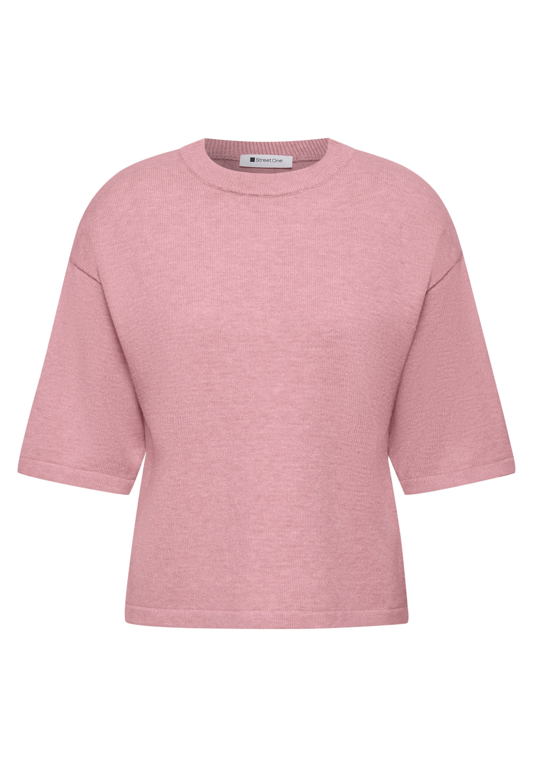 LTD_QR_3/4 sleeve basic sweate, vintage blush mel. 17936 Bild 1