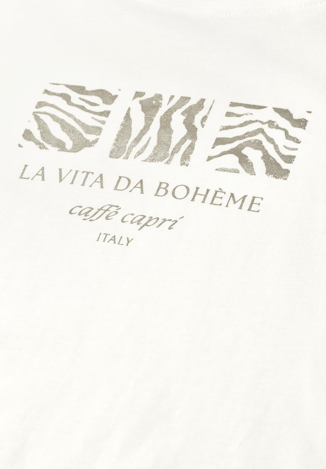 LTD QR basic pearl print shirt, off white 20108 Bild 2