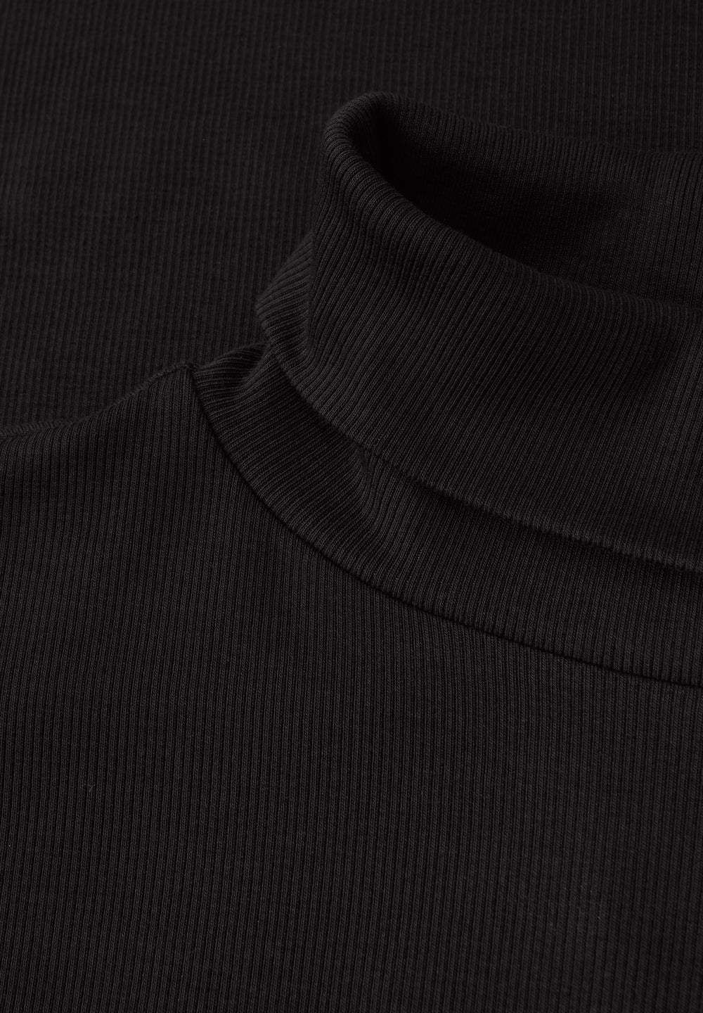 LTD QR basic rib roll neck shi, Black 10001 Bild 2