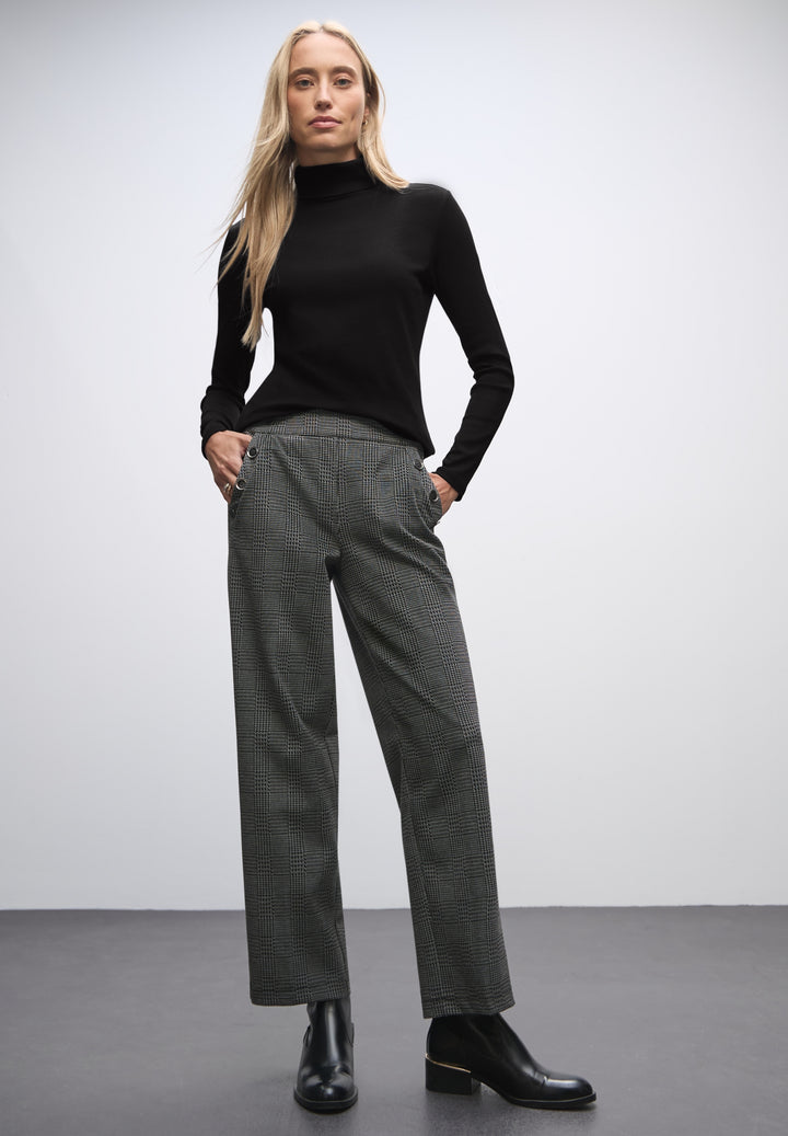 LTD QR basic rib roll neck shi, Black 10001 Bild 7