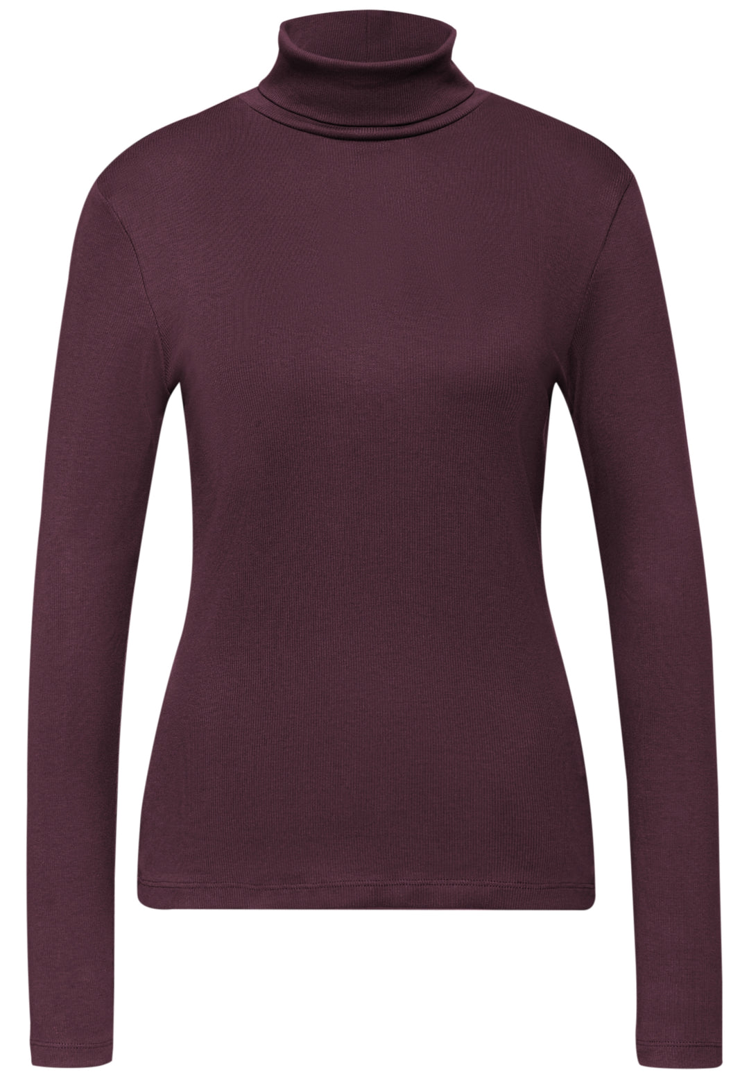 LTD QR basic rib roll neck shi, jazz berry 17151 Bild 1