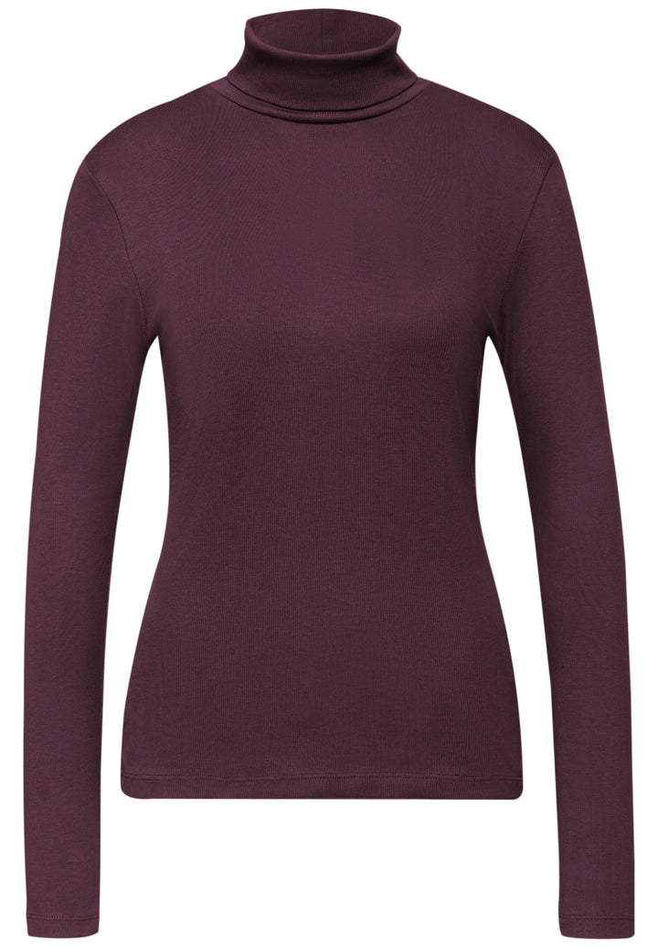 LTD QR basic rib roll neck shi, jazz berry 17151 Bild 1
