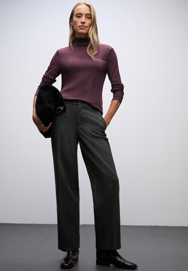 LTD QR basic rib roll neck shi, jazz berry 17151 Bild 5