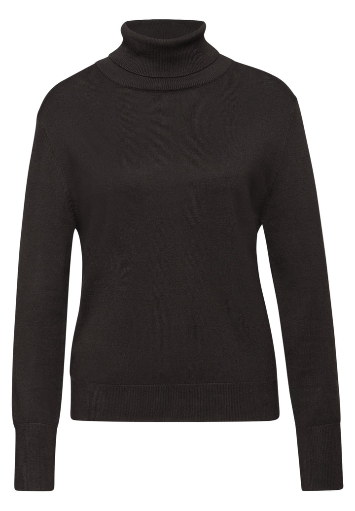 LTD QR_basic roll-neck, darkest brown 17103 Bild 1