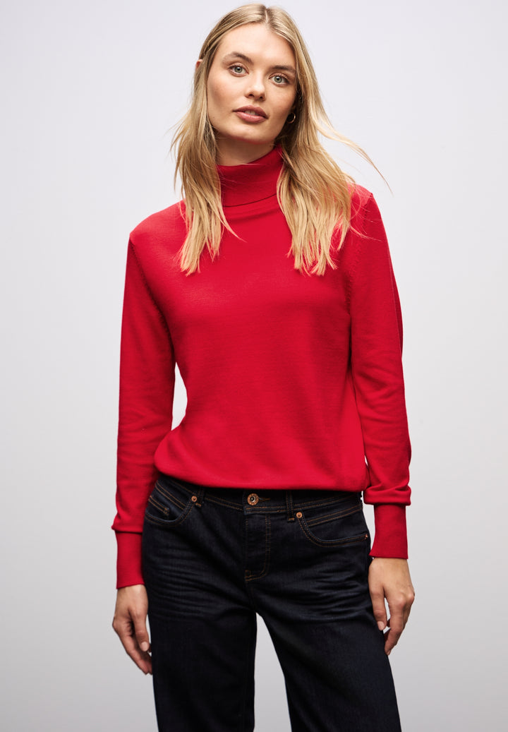 LTD QR_basic roll-neck, racing red 16865 Bild 3