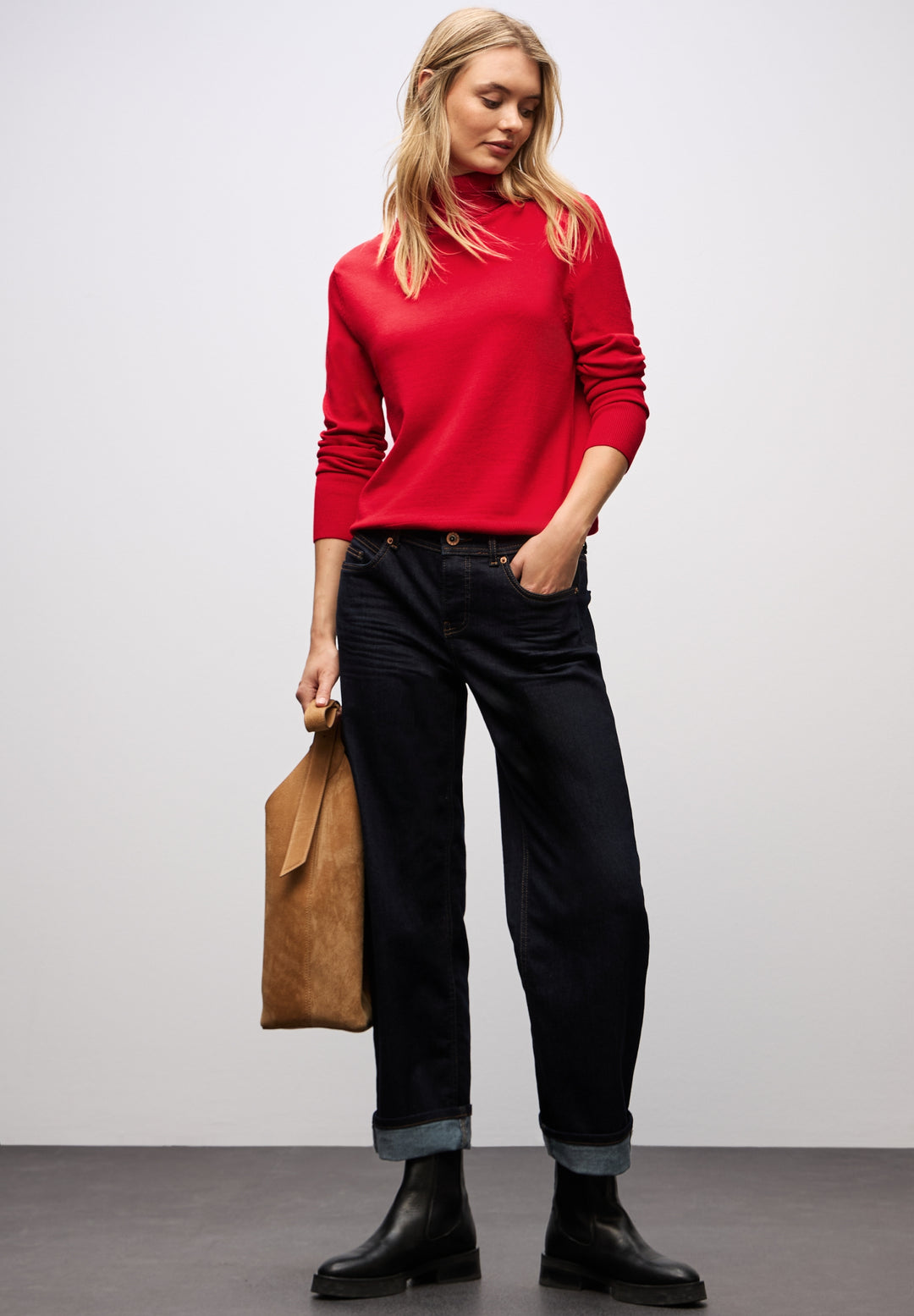 LTD QR_basic roll-neck, racing red 16865 Bild 5