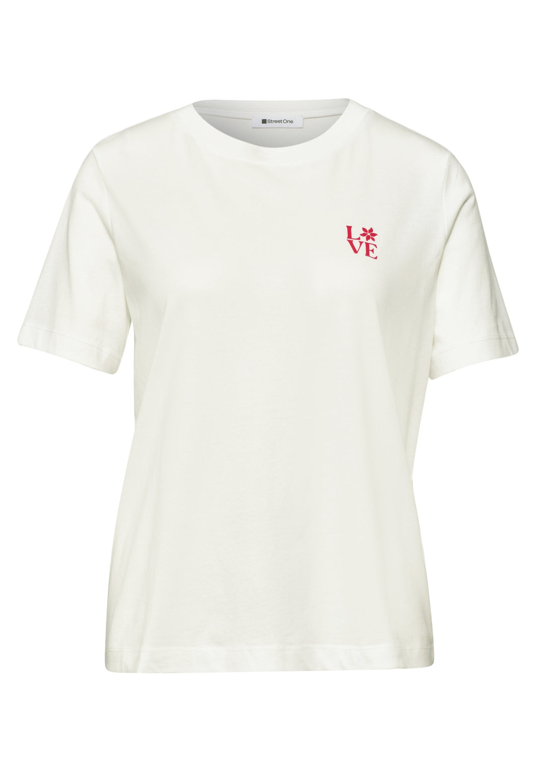 LTD QR basic shirt w.chest pri, off white 20108 Bild 1