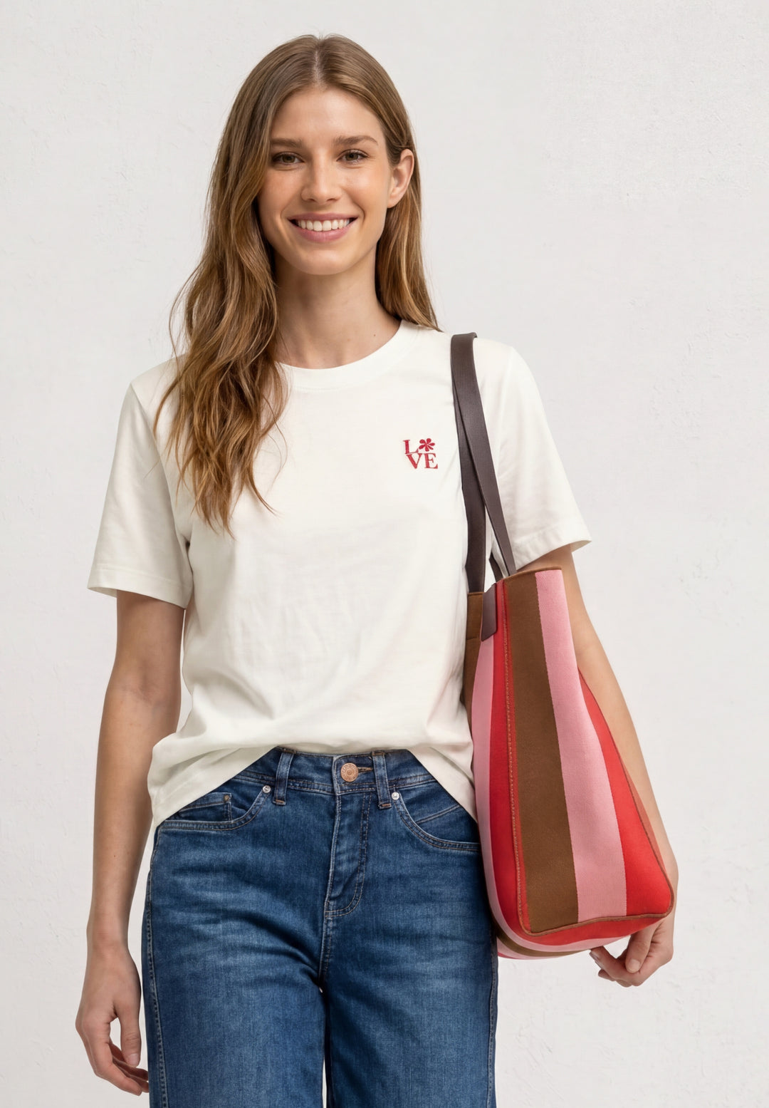 LTD QR basic shirt w.chest pri, off white 20108 Bild 7