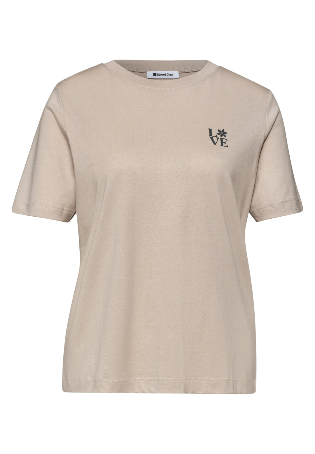 LTD QR basic shirt w.chest pri, clay sand 27727 Bild 1