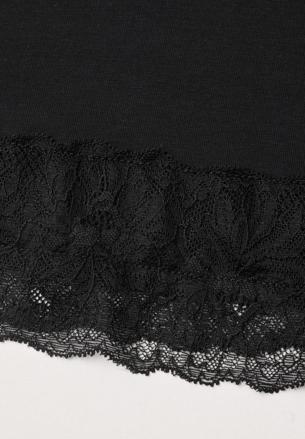 LTD QR basic shirt w.lace cuff, Black 10001 Bild 2