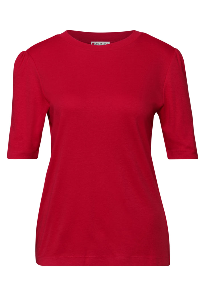 LTD QR basic shirt w.puff slee, racing red 16865 Bild 1