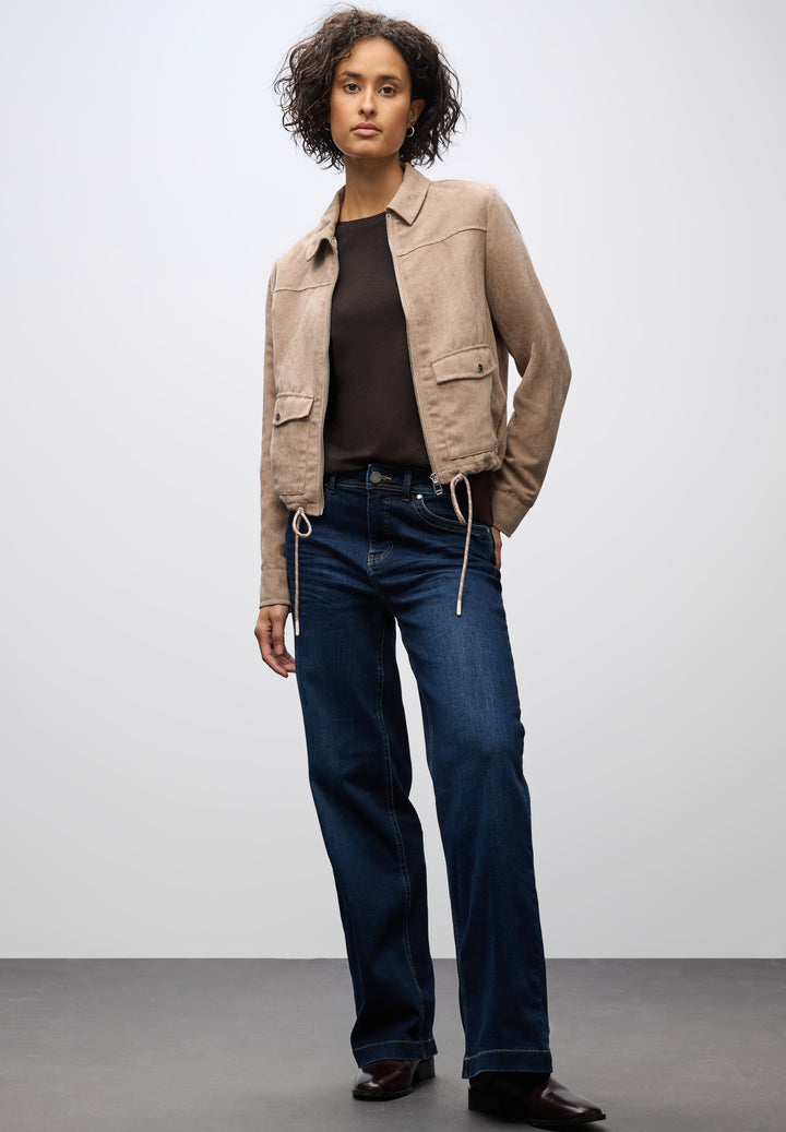 LTD QR basic shirt w.puff slee, deep roast brown 16866 Bild 5