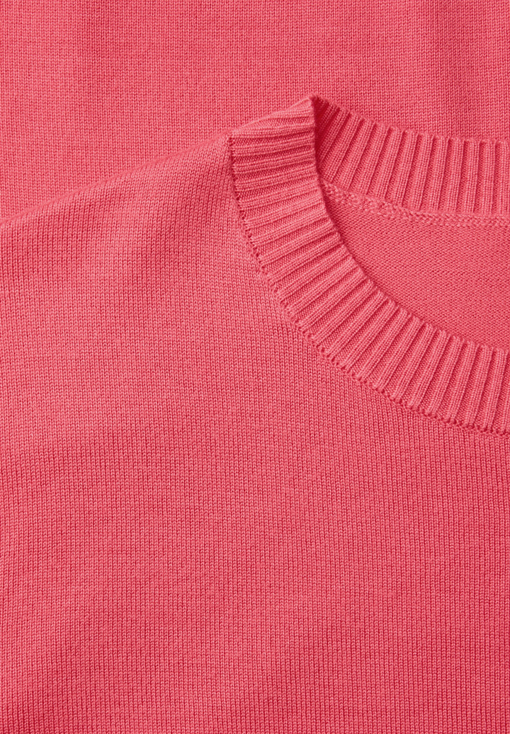 LTD QR_basic sweater, striking coral 17261 Bild 2
