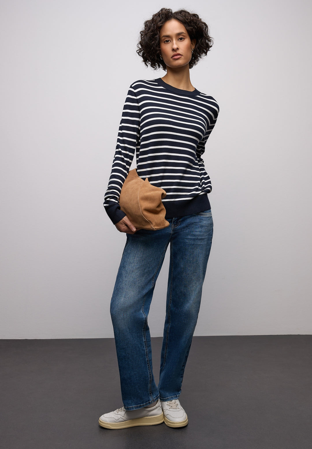 LTD QR_ basic sweater stripes, deep blue 21238 Bild 5