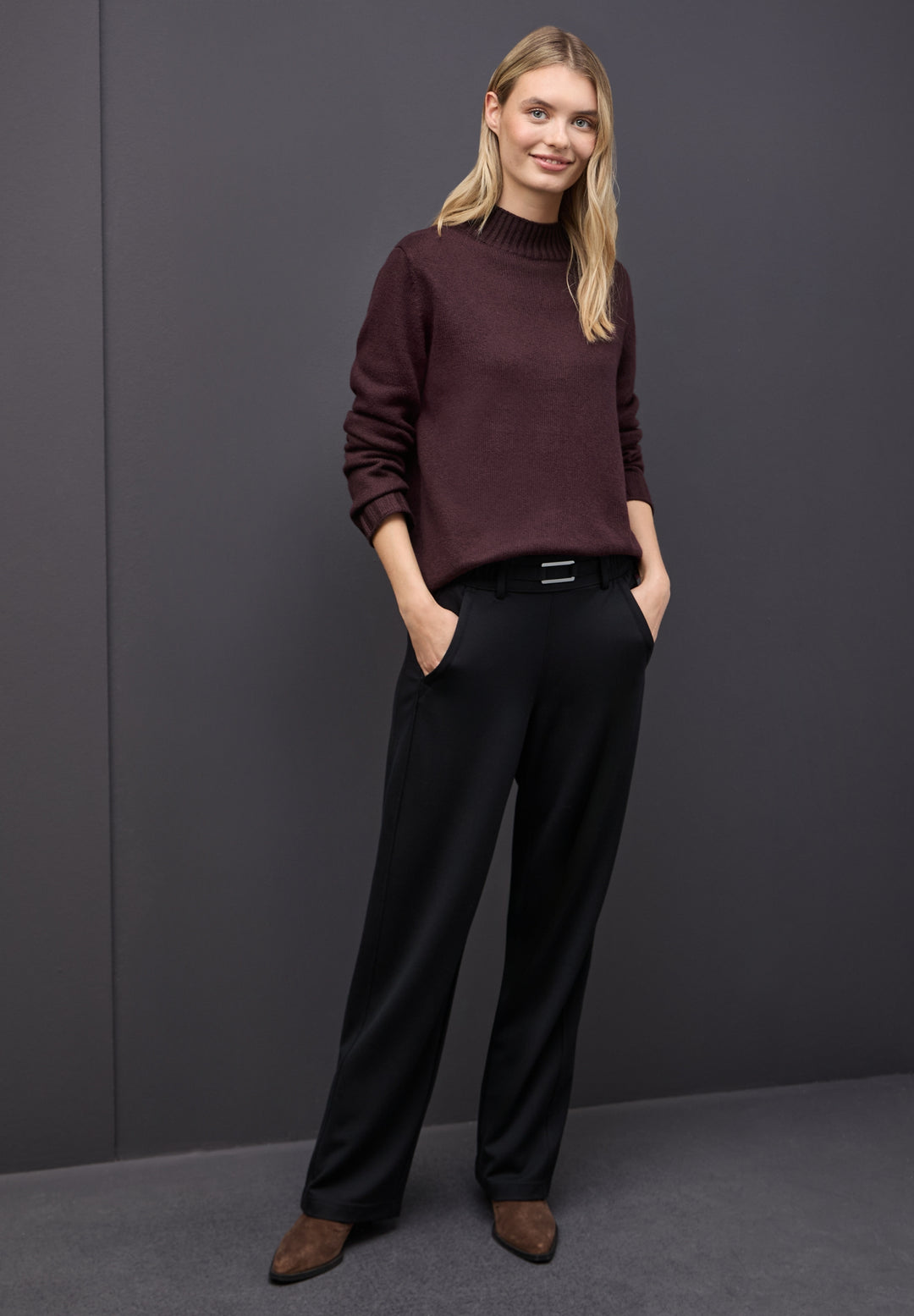 LTD QR_basic sweater turtle, jazz berry 17151 Bild 6