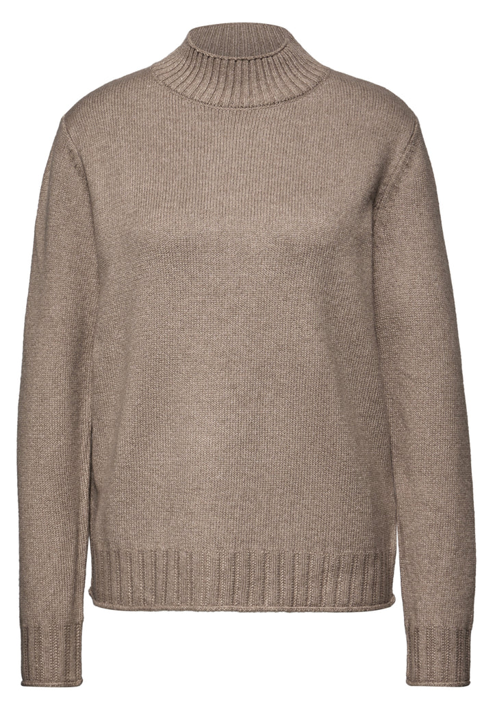 LTD QR_basic sweater turtle, mocha glow mel. 16069 Bild 1