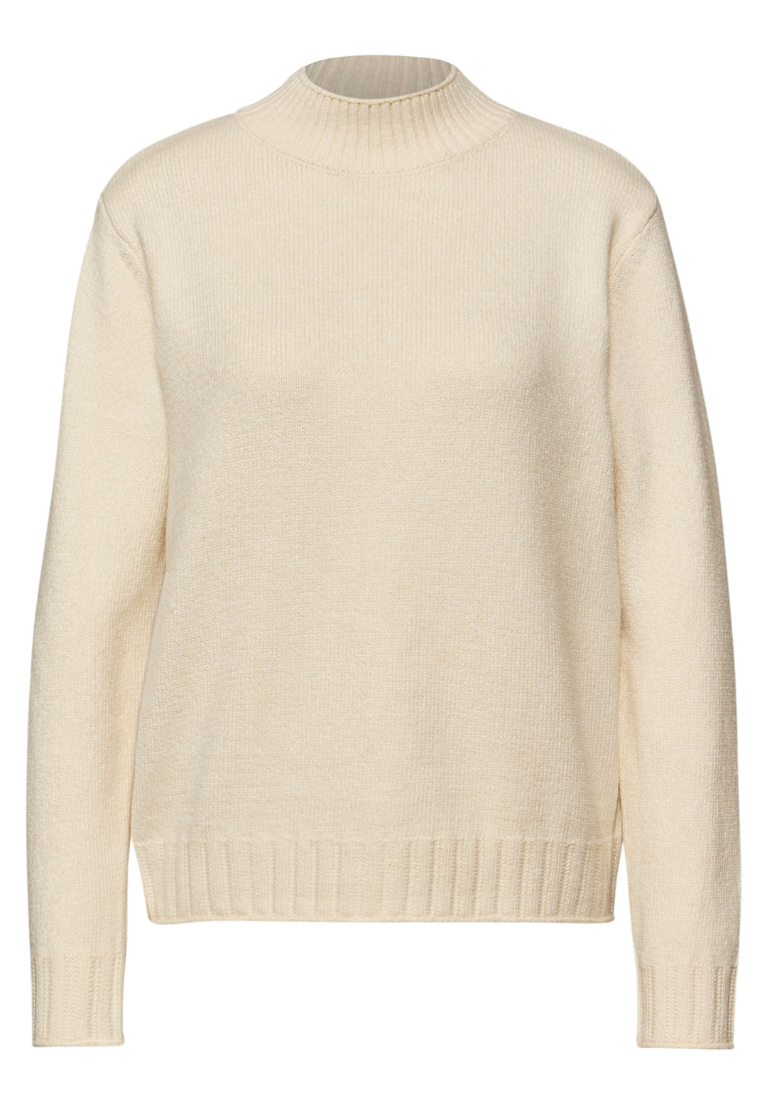 LTD QR_basic sweater turtle, soft beige 16351 Bild 1