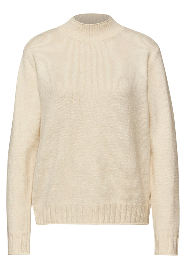 LTD QR_basic sweater turtle, soft beige 16351 Bild 1