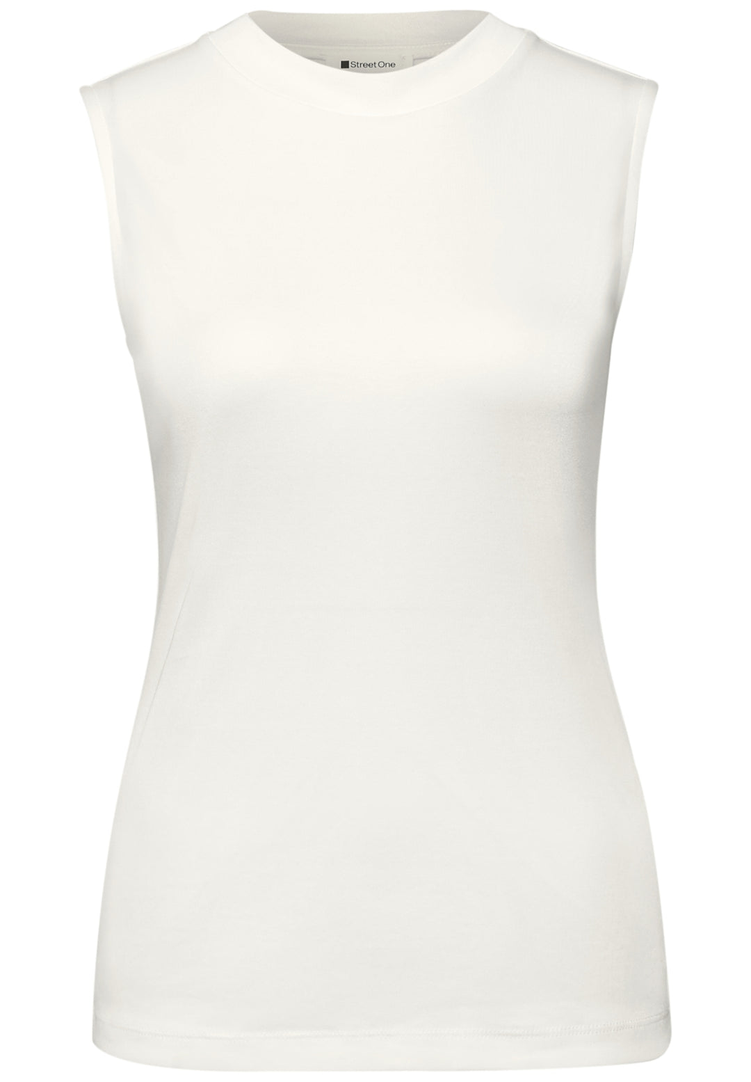 LTD QR basic turtle neck top, off white 10108 Bild 1