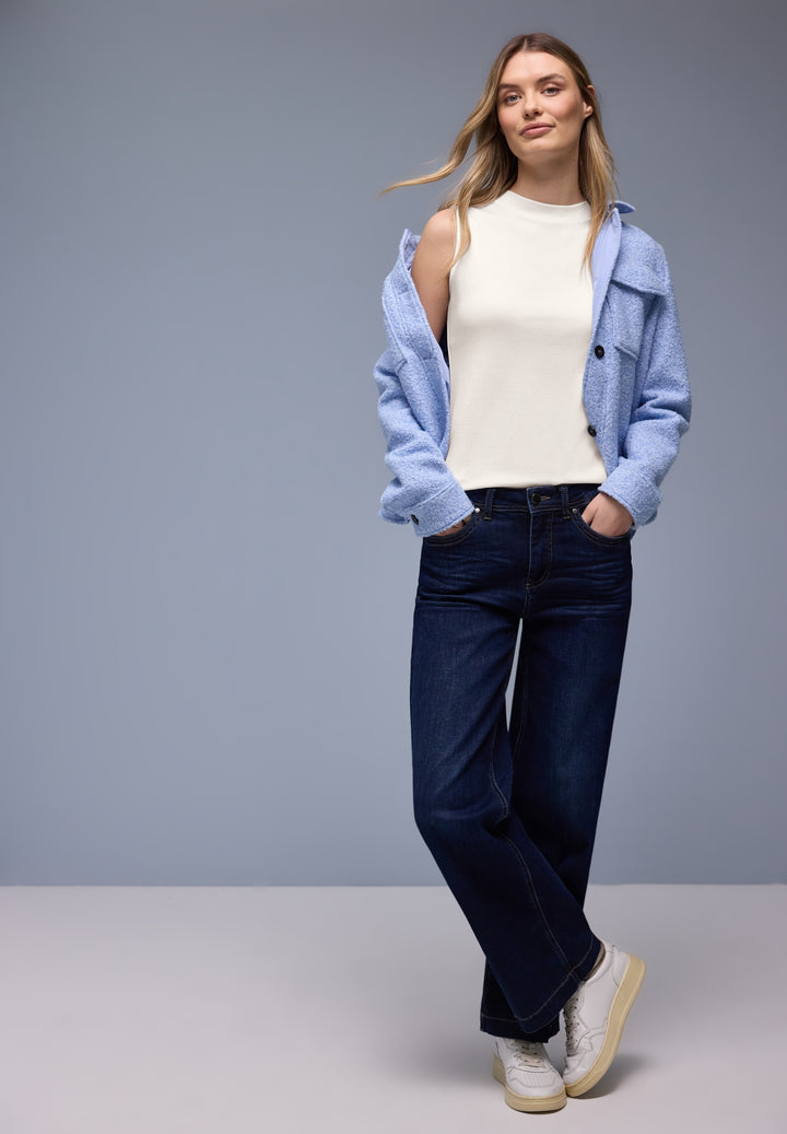 LTD QR basic turtle neck top, off white 10108 Bild 5