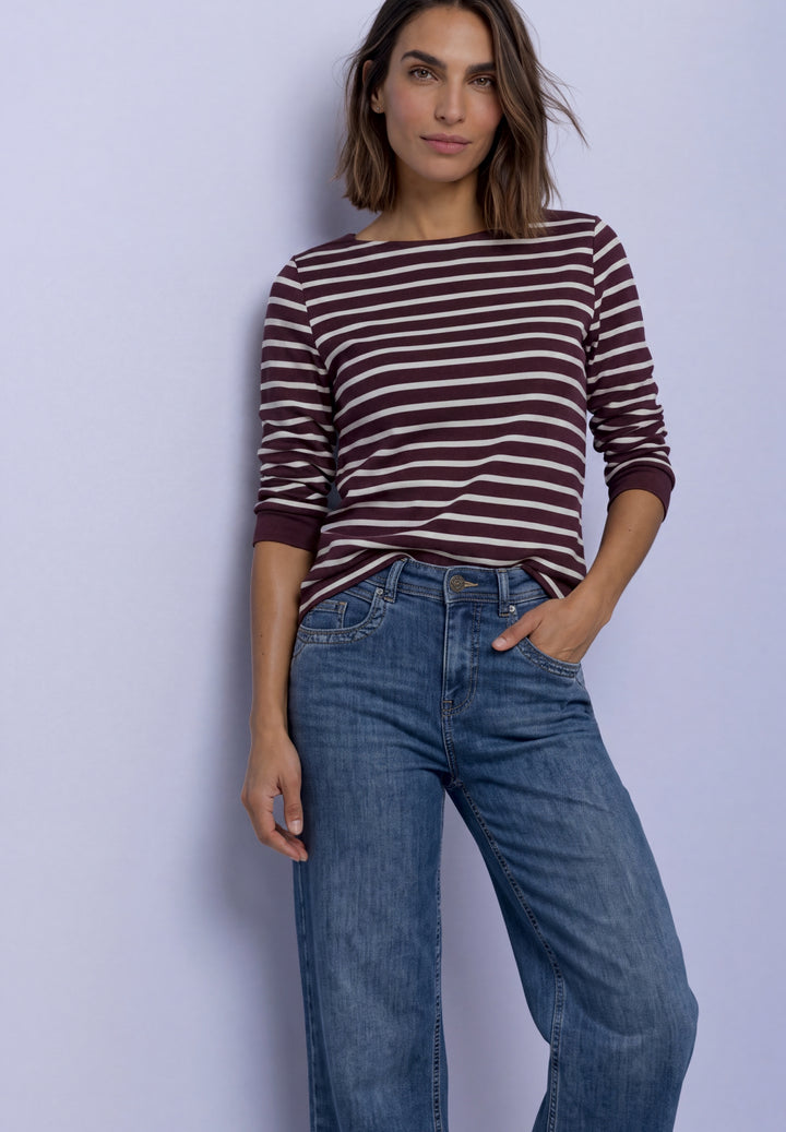 LTD QR basic yds u-boat shirt, rustic rouge 27820 Bild 3