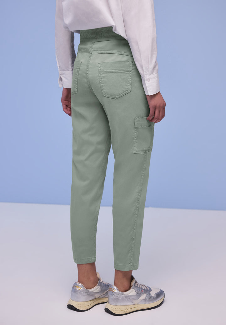 LTD QR Bonny Cargo Lyocell Jog, dark mint green 17515 Bild 4
