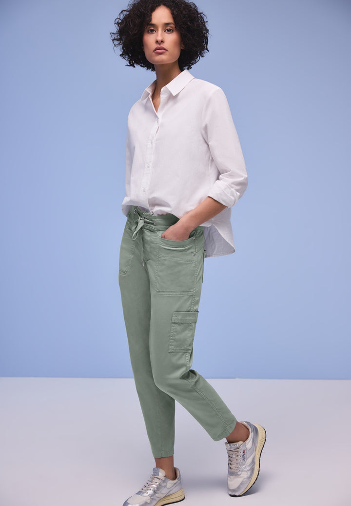 LTD QR Bonny Cargo Lyocell Jog, dark mint green 17515 Bild 6