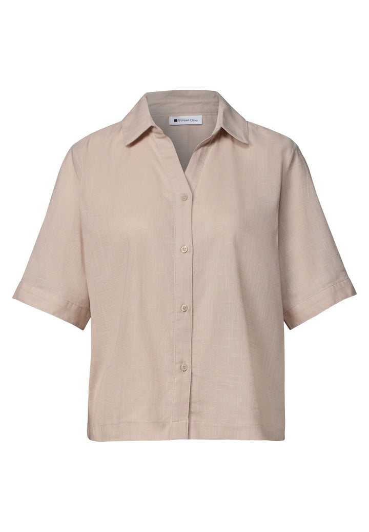 LTD QR buttoned shirtcollar bl, clay sand 17727 Bild 1