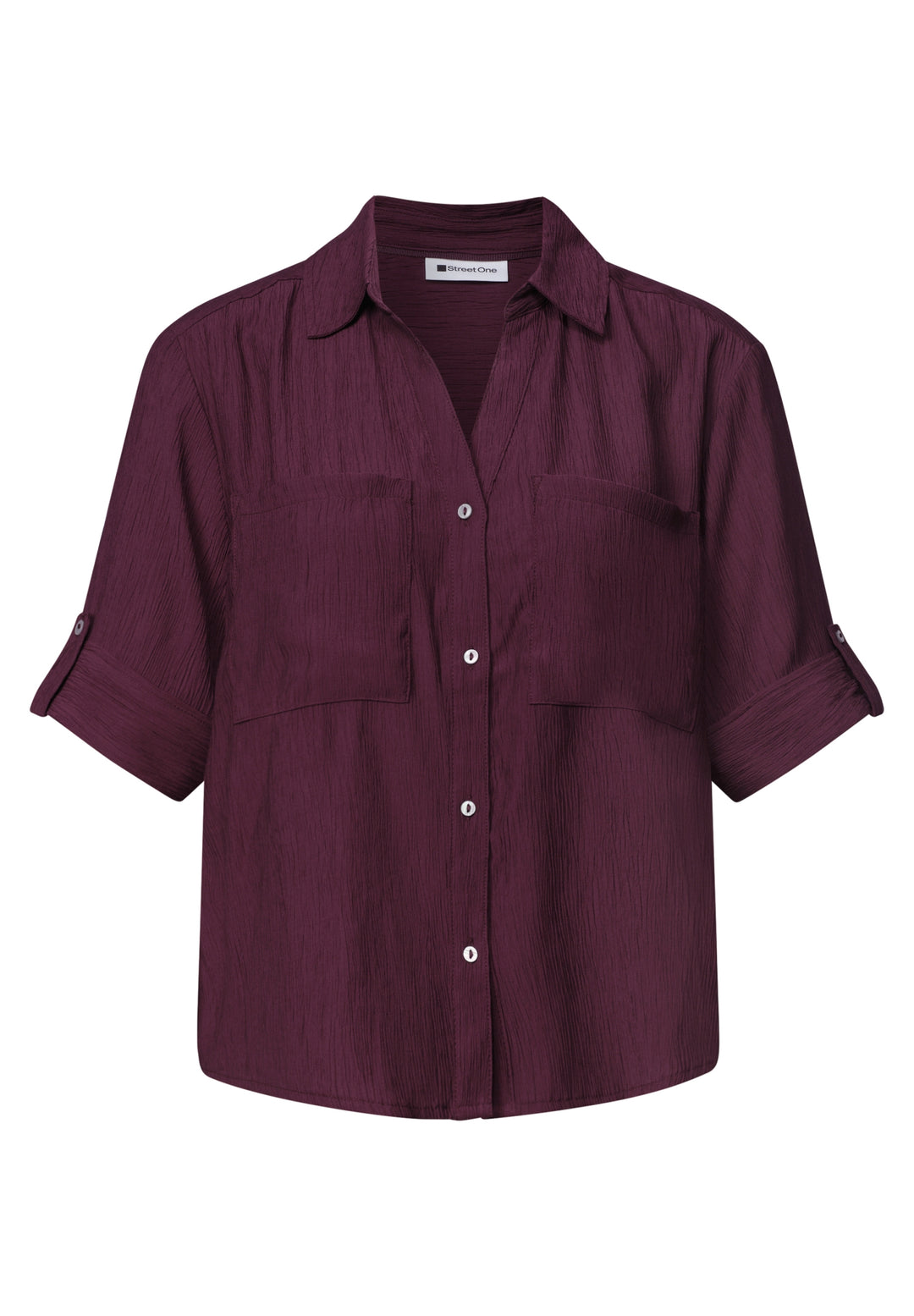 LTD QR Buttoned shirtcollar bl, rustic rouge 17820 Bild 1
