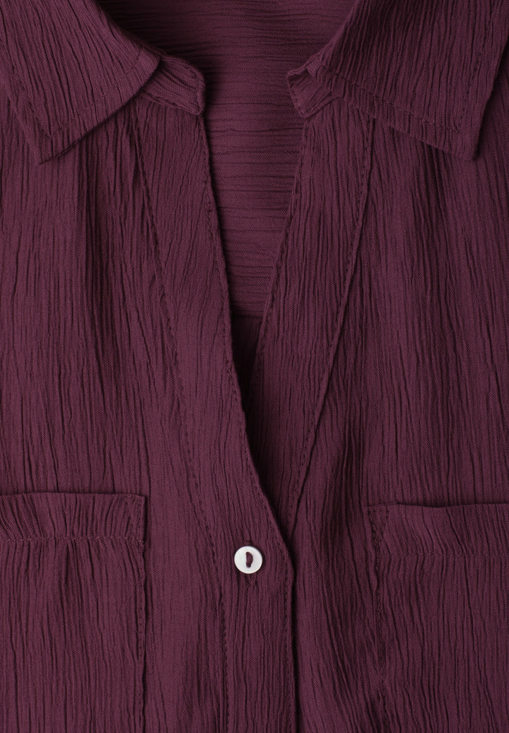 LTD QR Buttoned shirtcollar bl, rustic rouge 17820 Bild 2