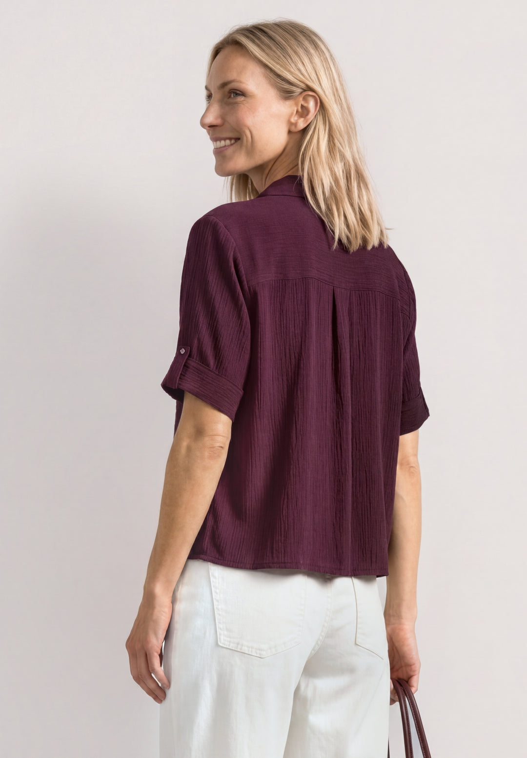LTD QR Buttoned shirtcollar bl, rustic rouge 17820 Bild 4