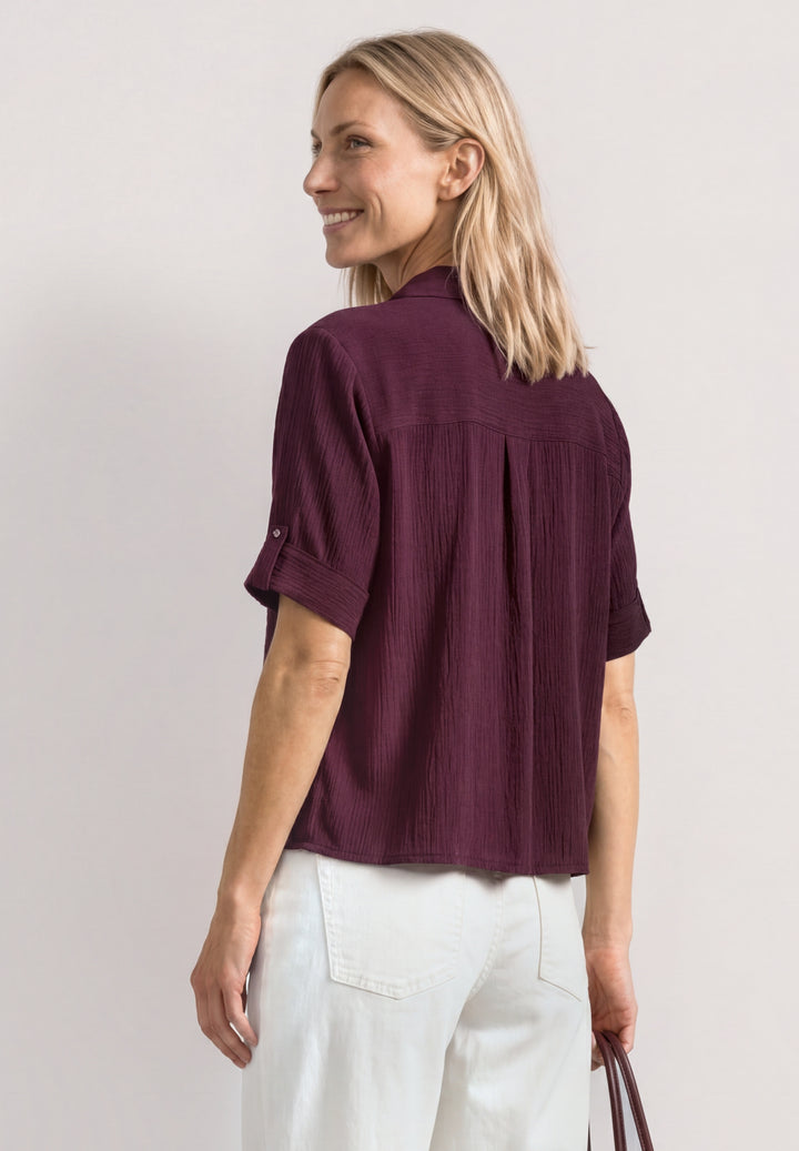 LTD QR Buttoned shirtcollar bl, rustic rouge 17820 Bild 4
