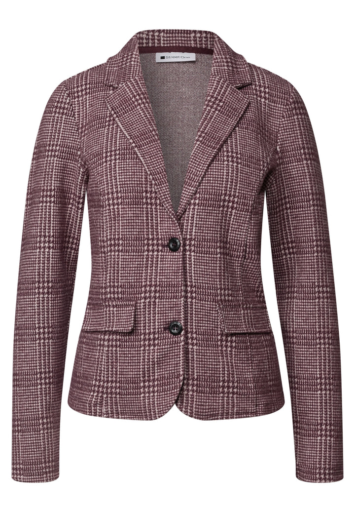 LTD QR Check Blazer, rustic rouge 27820 Bild 1