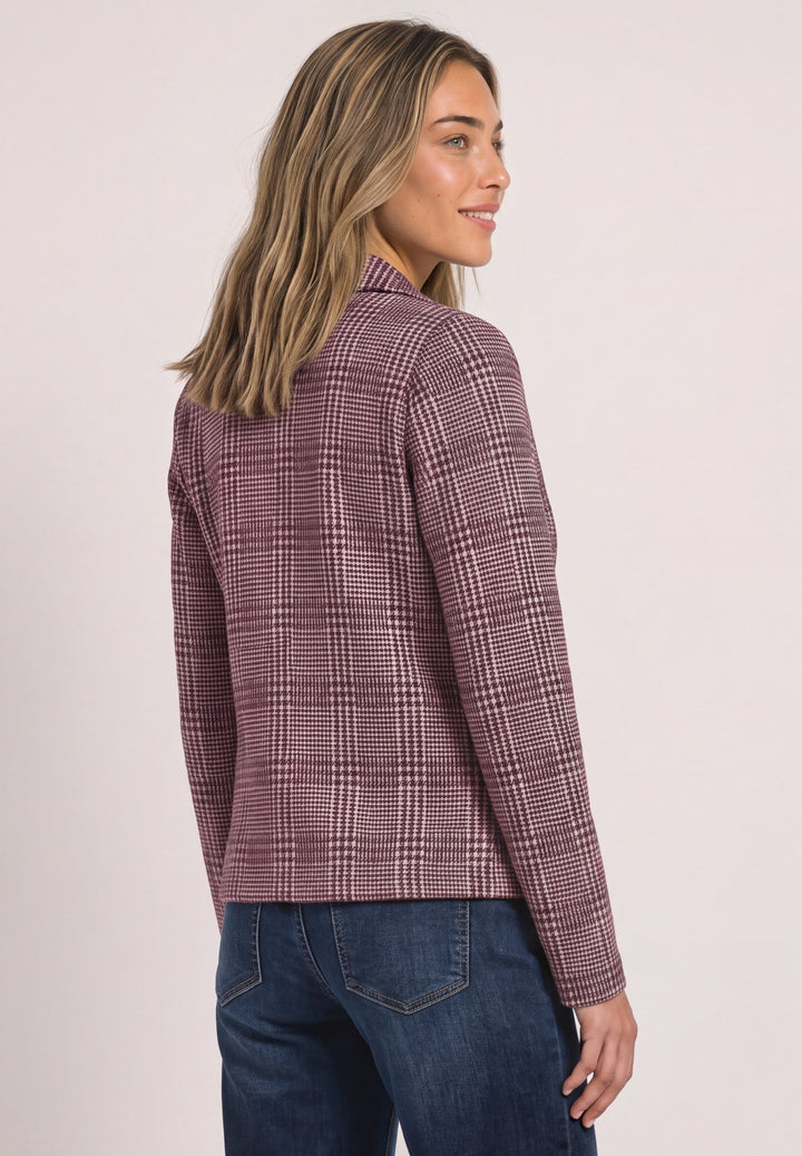 LTD QR Check Blazer, rustic rouge 27820 Bild 5