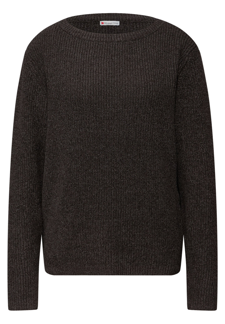 LTD QR_chenille sweater, darkest brown 17103 Bild 1