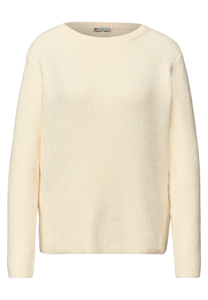 LTD QR_chenille sweater, soft beige 16351 Bild 1